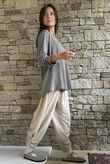 Agnes Stripe Trapeze Top Earth Marl